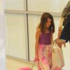 Suri, petite princesse, arrive à New York en provenance de Los Angeles, le 23 juillet 2014.