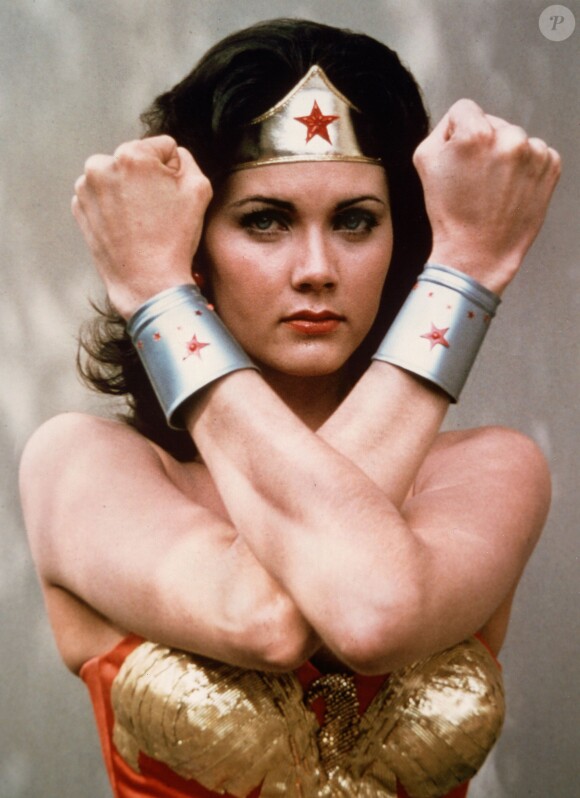 Lynda Carter a incarné à la télé Wonder Woman de 1975 à 1979, photo prise en 1976