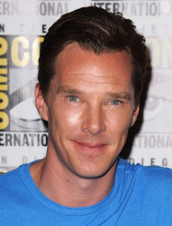 Benedict Cumberbatch au panel du film Le Hobbit : La Bataille des Cinq Armées au Comic-Con de San Diego, le 26 juillet2014.