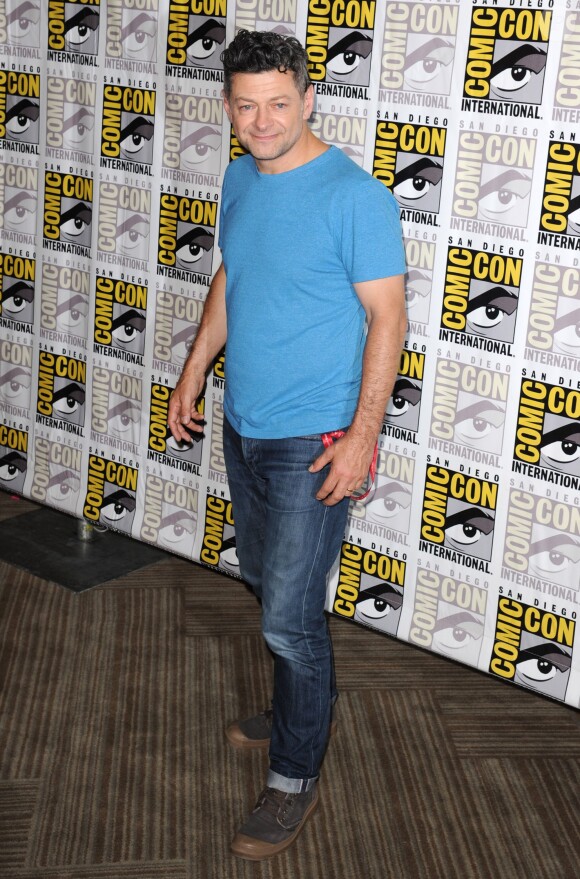 Andy Serkis au panel du film Le Hobbit : La Bataille des Cinq Armées au Comic-Con de San Diego, le 26 juillet2014.