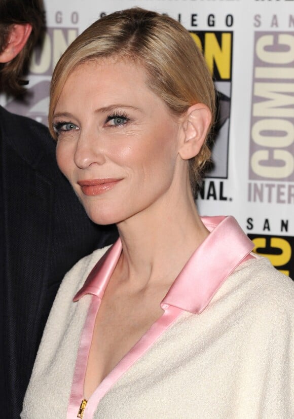 Cate Blanchett au panel du film Le Hobbit : La Bataille des Cinq Armées au Comic-Con de San Diego, le 26 juillet2014.