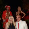 Exclu - Monika Barcadi et Orlando lors de la grande fête d'anniversaire de Monika Bacardi organisée à Saint-Tropez, le 27 juillet 2014.
