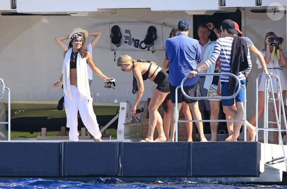 Michelle Rodriguez en vacances à Ibiza, le 30 juillet 2014.