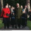 La princesse Anne et le prince Philip à Sandringham en décembre 1996