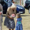 Le prince Charles et Camilla Parker-Bowles visitaient le Sandringham Flower Show le 30 juillet 2014, dans le Norfolk.