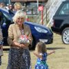 Le prince Charles et Camilla Parker-Bowles visitaient le Sandringham Flower Show le 30 juillet 2014, dans le Norfolk.