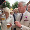 Le prince Charles et Camilla Parker Bowles étaient en visite le 29 juillet 2014 dans la ville d'Oakham, dans la comté de Rutland.