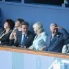 Le prince Charles et Camilla Parker-Bowles à Glasgow lors des XXe Jeux du Commonwealth.