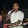 Exclusif - Chris Brown en showcase au VIP Room. Saint-Tropez, le 31 juillet 2014.
