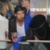 Exclusif - Sami Khedira, discret au VIP Room lors du showcase de Chris Brown. Saint-Tropez, le 31 juillet 2014.