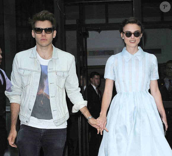 Keira Knightley et James Righton à New York le 26 juin 2014.