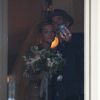 Exclusif - Mariage de l'actrice américaine Piper Perabo avec le réalisateur et scénariste américain Stephen T. Kay au "Merchants House Museum" à New York le 26 juillet 2014. Le couple immortalise leur union par quelques selfie