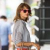 Taylor Swift rentre chez elle après son cours de gym à New York, le 29 juillet 2014.