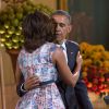 Le président Obama et son épouse, le 18 juillet 2014, lors d'un dîner d'état
