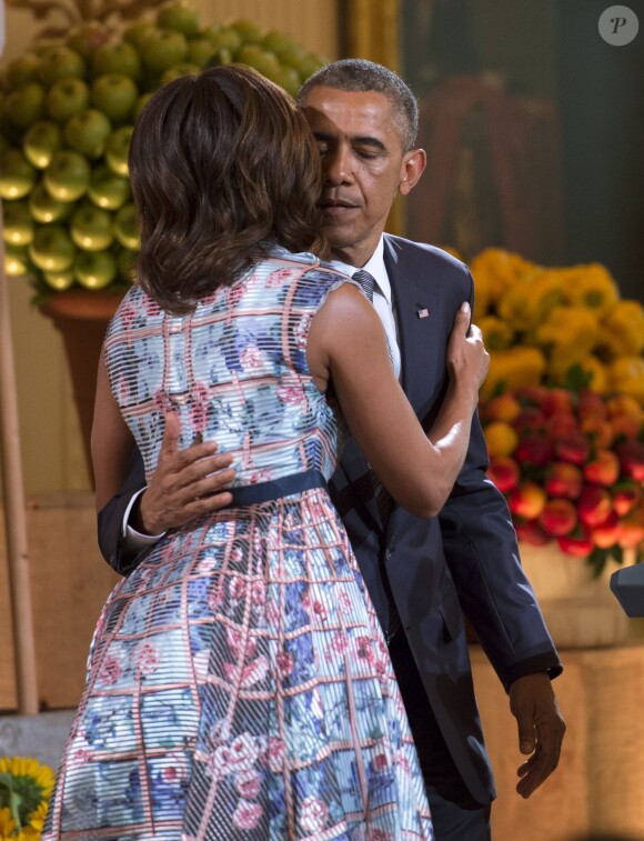 Le président Obama et son épouse, le 18 juillet 2014, lors d'un dîner d'état