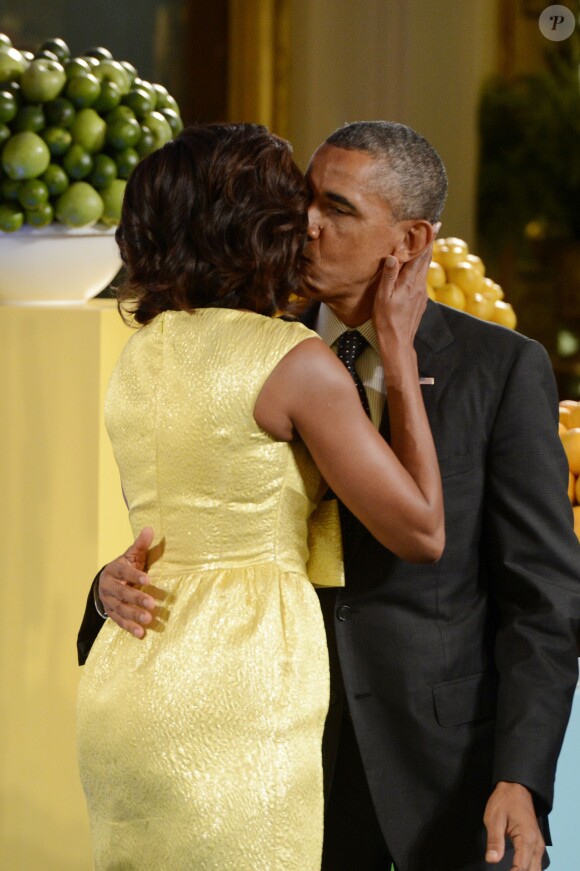Barack et Michelle Obama, amoureux, en juillet 2013