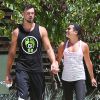 La jolie Lea Michele et son petit-ami Matthew Paetz font de la randonnée à Los Angeles, le 5 août 2014.