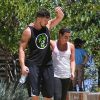 Lea Michele et son petit-ami Matthew Paetz font de la randonnée à Los Angeles, le 5 août 2014.