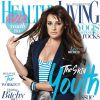 Lea Michele en couverture de Healthy Living, août 2014.