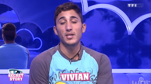 Vivian dans la quotidienne de Secret Story 8, sur TF1, le jeudi 7 aout 2014