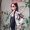 Exclusif - Rachel Bilson, enceinte, se balade dans les rues de Sherman Oaks à Los Angeles, le 7 août 2014.