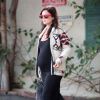 Exclusif - Rachel Bilson, enceinte, se rend dans un salon de manucure à Sherman Oaks, le 7 août 2014.