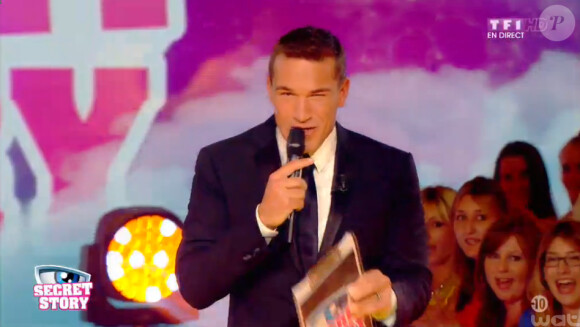 Benjamin Castaldi présente Secret Story 8, le vendredi 18 juillet 2014.