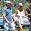 Britney Spears et son compagnon David Lucado vont faire du shopping dans un centre commercial à Los Angeles, le 13 juillet 2014.