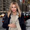 Ciara, enceinte, dans les rues de New York, le 14 janvier 2014.