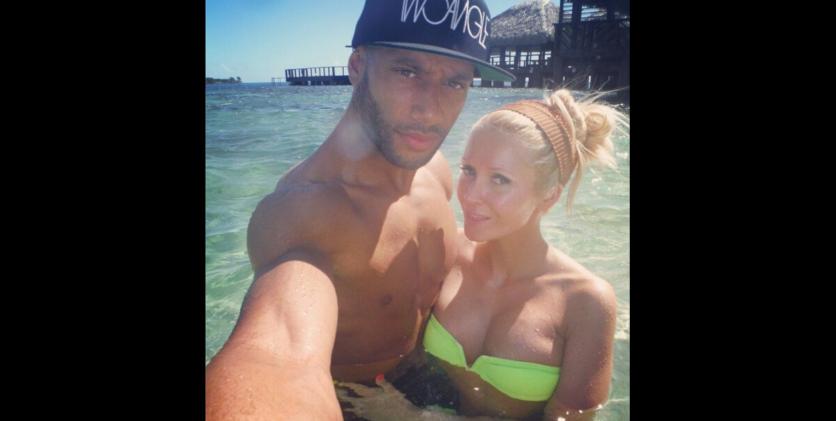 Photo : Tatiana Laurens et Xavier Delarue : à Tahiti, lors du tournage de L'île des Vérités 4 - Purepeople