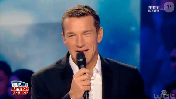 Benjamin Castaldi présente l'After Secret sur TF1, le vendredi 15 août 2014.
