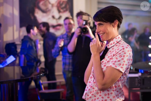 Exclusif - Alessandra Sublet - Enregistrement de l'émission du "Sidaction 2014 : La télé chante contre le Sida" le 25 mars 2014 au thêatre Mogador, à Paris.
