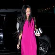  Rihanna se rend au Butter Restaurant dans le quartier de Midtown, &agrave; New York. Le 18 ao&ucirc;t 2014. 