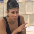 Jessica tente de convaincre Sara de ne pas nominer Stéfan. "Secret Story 8". Août 2014.