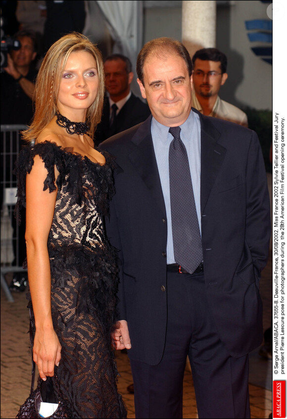 Sylvie Tellier et Pierre Lescure en 2002