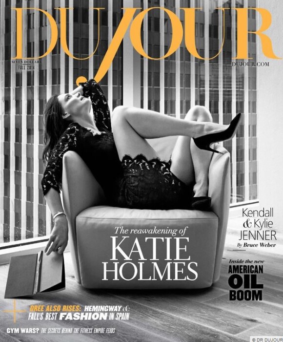 Katie Holmes en couverture du magazine DuJour