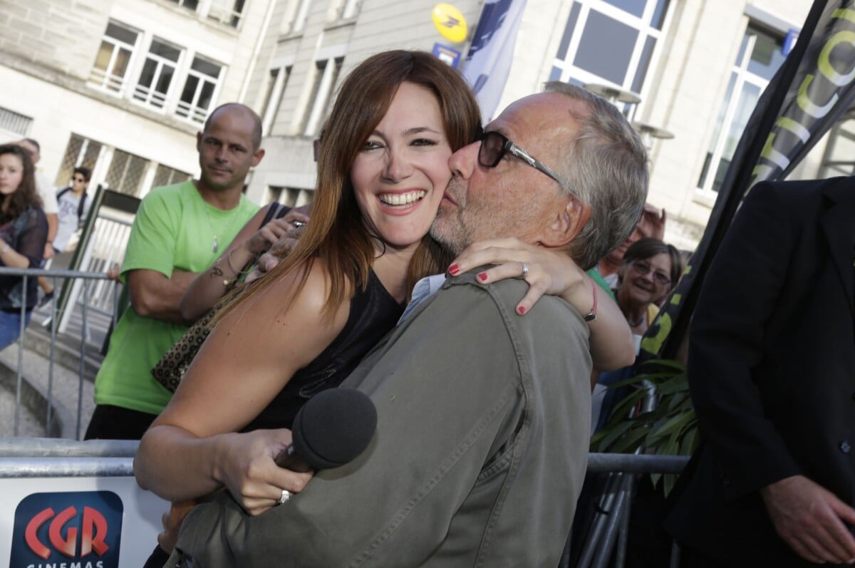 Photo : Sandra Lou et Fabrice Luchini à Angoulême,le 24 août 2014. -  Purepeople