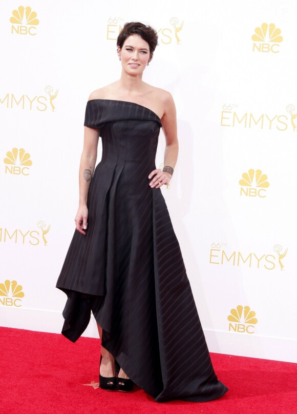 Lena Headey - La 66e cérémonie annuelle des Emmy Awards au Nokia Theatre à Los Angeles, le 25 août 2014.