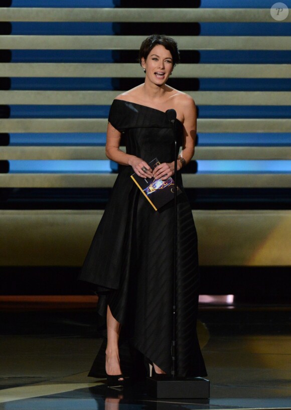Lena Headey lors de la 66e cérémonie annuelle des Emmy Awards au Nokia Theatre à Los Angeles, le 25 août 2014.
