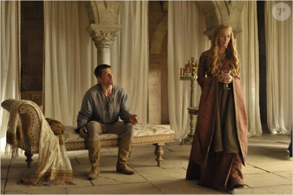 Cersei Lannister, incarnée par Lena Headey, et son frère Jamie, Nikolaj Coster-Waldau, dans la saison 4 de "Game Of Thrones", diffusée au printemps 2014.
