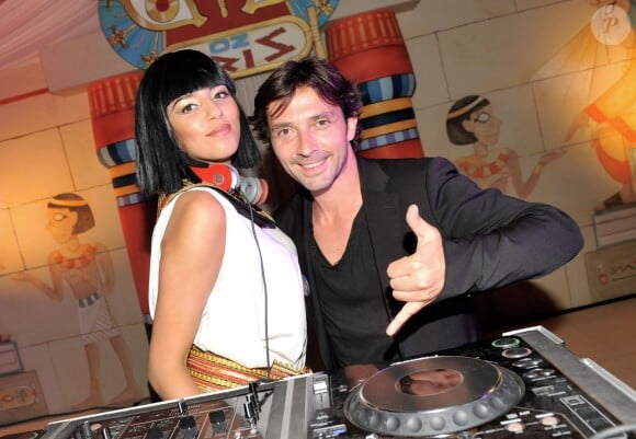 DJ Cleopatra et Sébastien Roch à Paris, le 2 juin 2012.