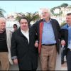 Jean Cosmos, Philippe Sarde, Bertrand Tavernier et Eric Heumann à Cannes en 2010.