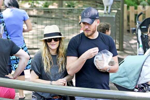 Drew Barrymore et son mari Will Kopelman au zoo de Central Park à New York le 22 juin 2014