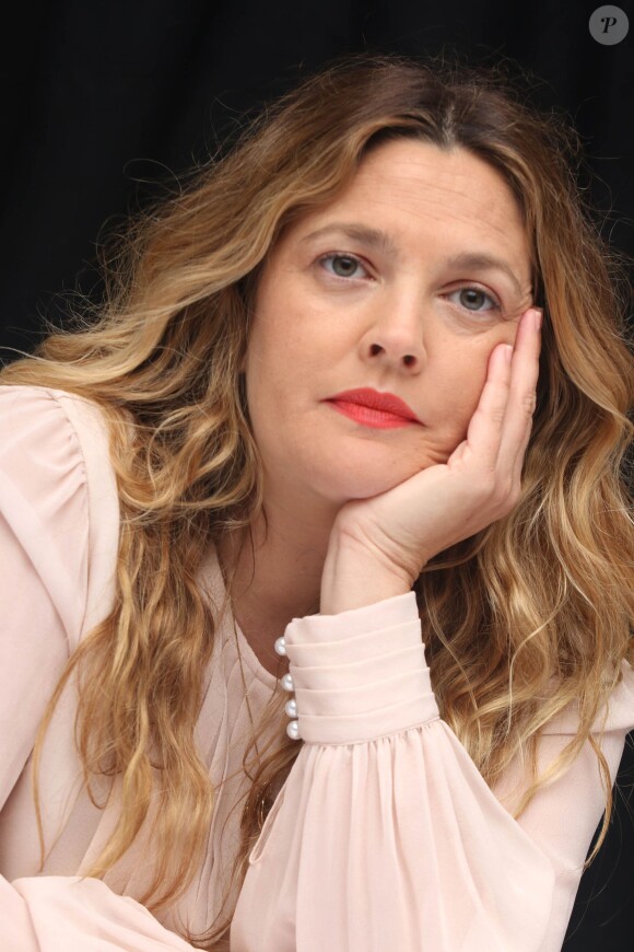 Drew Barrymore lors d'une conférence de presse à Los Angeles, le 13 mai 2014