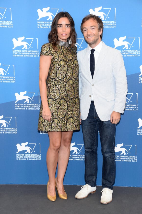 Elodie Bouchez et Jonathan Lambert lors du photocall du film "Réalité" (Reality) lors du 71e festival international du film de Venise, la Mostra, le 28 août 2014.