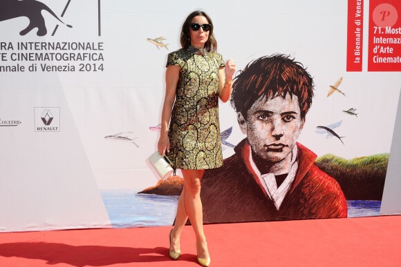 Elodie Bouchez lors de la présentation du film "Réalité" (Reality) au 71e festival international du film de Venise, la Mostra, le 28 août 2014.