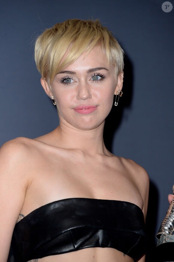 Miley Cyrus lors de la cérémonie des MTV Video Music Awards, le 24 août 2014.