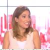 Léa Salamé, qui remplace Natacha Polony dans "On n'est pas couché" sur France 2, a dit au revoir à ses polémistes de "Ça se dispute", Eric Zemmour et Nicolas Domenach. Sur i-TELE, samedi 5 juillet 2014.