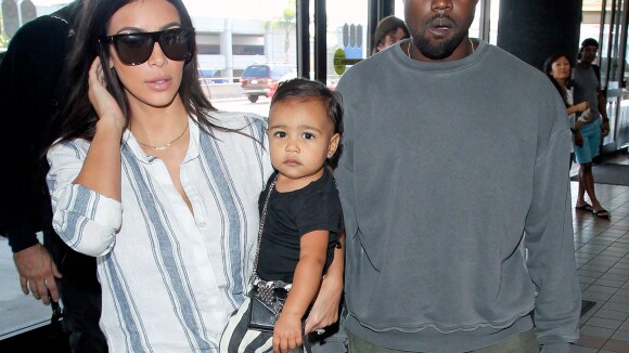 Kim Kardashian, Kanye West et leur petite North : Voyage stylé en famille
