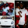 50 Cent a gâté son fils Sire pour ses deux ans. Le bambin est notamment monté dans la Ferrari de son père, habillée en Ferrari. Septembre 2014.